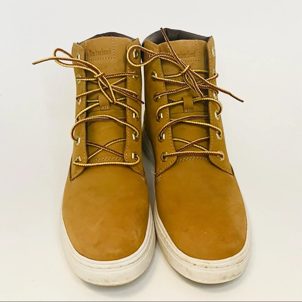 Timberland Women's Tan High-Top Sneakers - Picture 3 of 9